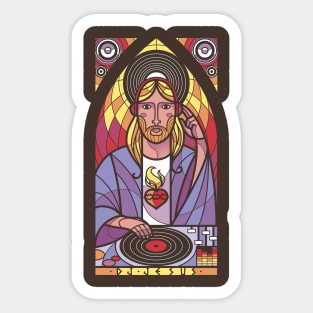 DJ Jesus Sticker